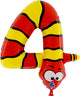 Balon Folie JUMBO Animaloons CIFRA 4 Sarpe 102 cm Grabo