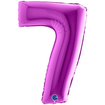 Balon Folie JUMBO CIFRA 7 MOV 102 cm Grabo