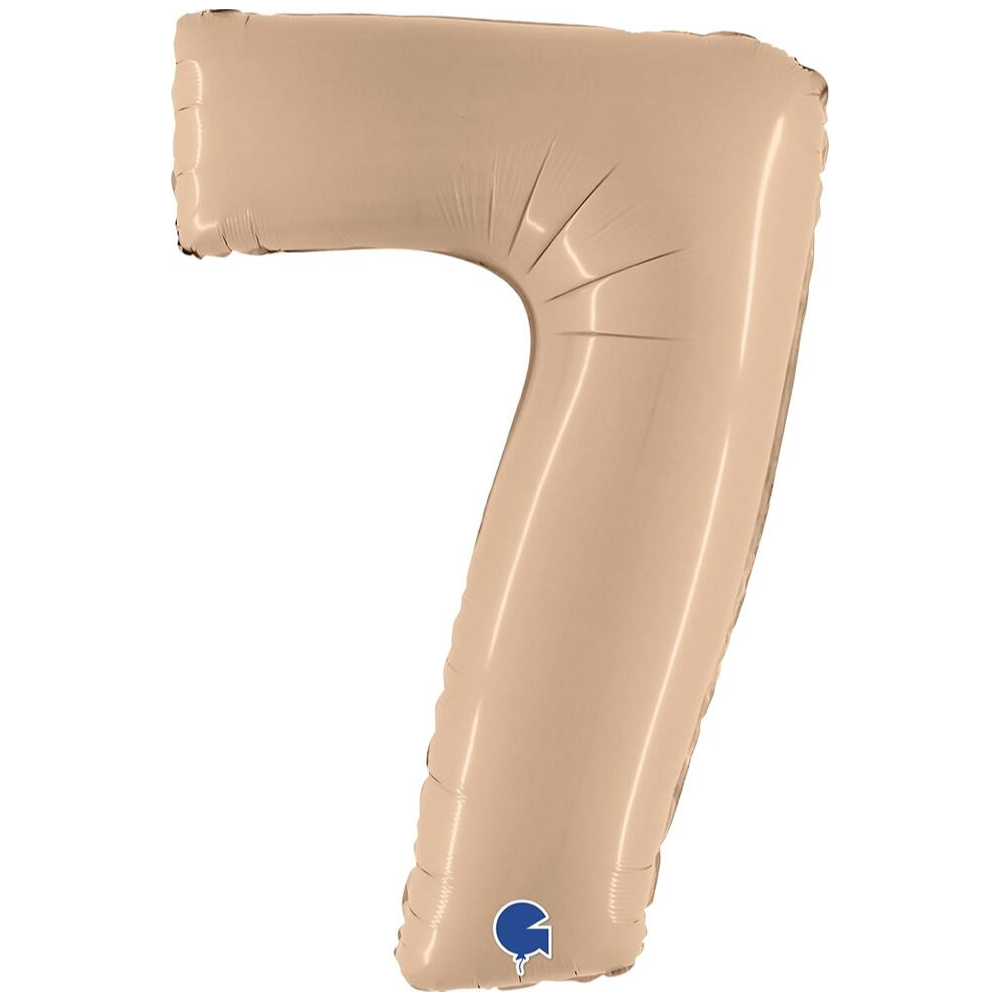 Jumbo Foil Balloon NUDE NUMBER 7 102 cm Grabo