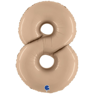 Balon Folie Jumbo CIFRA 8 Nude 102 cm Grabo