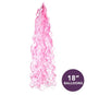 Pink/White Decorative Paper Ribbon for 18" Helium Balloons - 15 x 86 cm PA6012