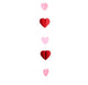 Decorative Ribbon - Red Hearts 155cm PA6020