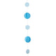 Decorative Ribbon - Blue Circles 165cm PA6032