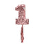 Pinata Cifra 1 Rose Gold 28.5x40.5x8cm