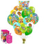 Set of 15 Jungle Themed Helium Balloons Birthday Balloons Shop 2022201