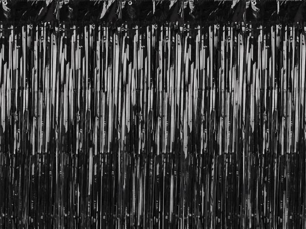 Perdea din folie metalizata Neagra 90x250cm