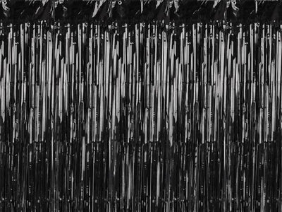 Perdea din folie metalizata Neagra 90x250cm
