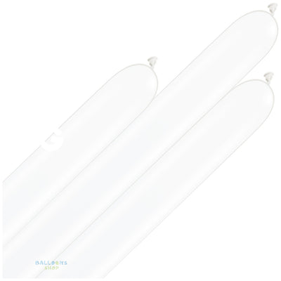 Baloane latex Modelaj 5/152cm Standard ALB Q260.01