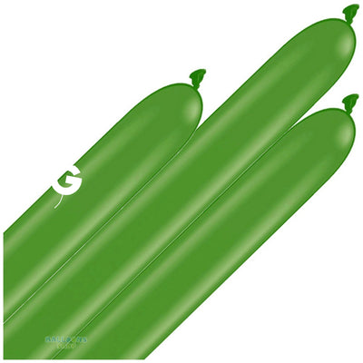 Baloane latex Modelaj 5/152cm Standard Verde Q260.12