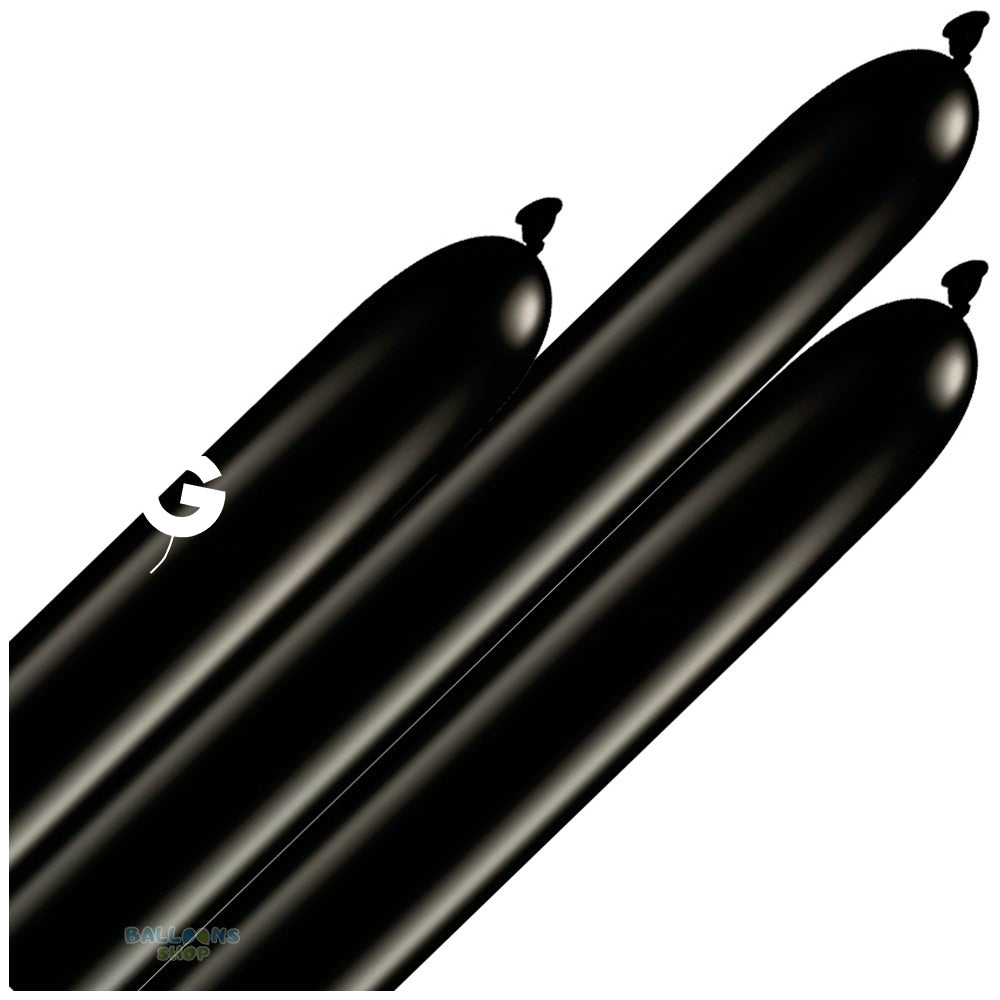 Baloane Latex Modelaj 8/152cm Standard Negru D6.Q360.14