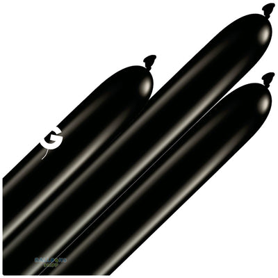 Baloane Latex Modelaj 8/152cm Standard Negru D6.Q360.14