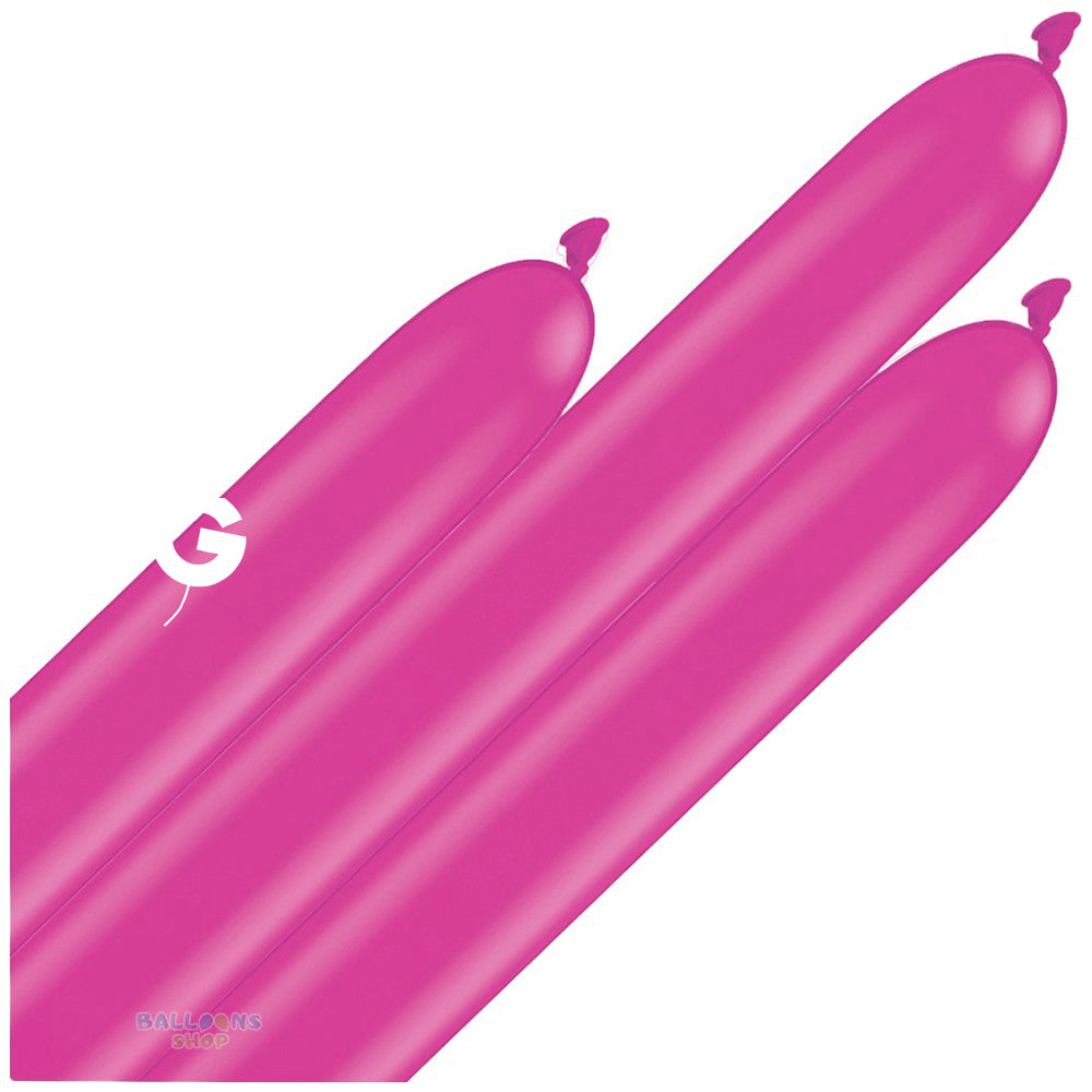 Baloane Latex Modelaj 8/152cm Fucsia Q360.07