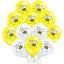 Set of 12 Latex Balloons 30cm Bumblebee Print Model 2 BLS202411