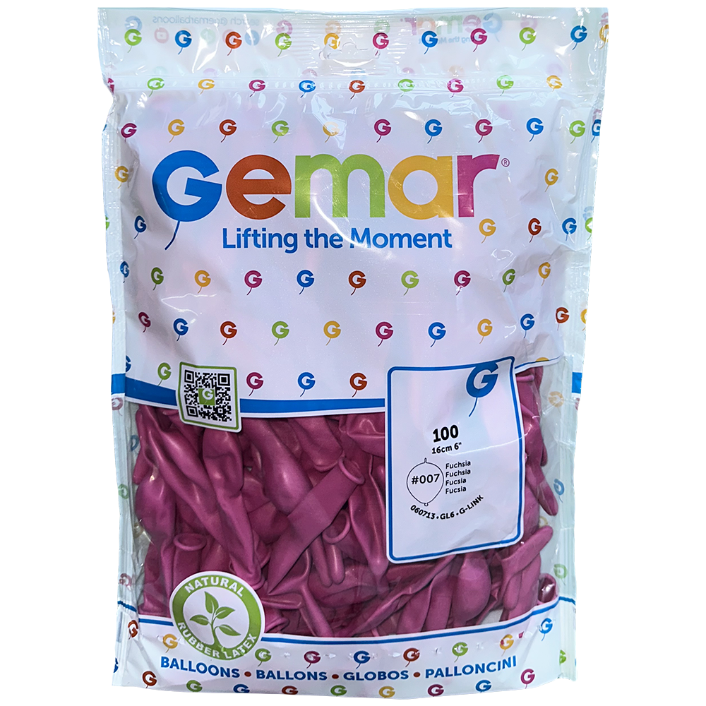 Baloane Latex G-Link 16cm Standard Fucsia GL6.07