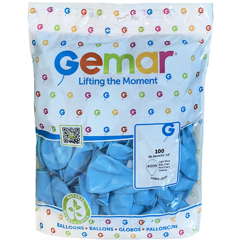 Baloane Latex 30cm Standard Bleu G110.09