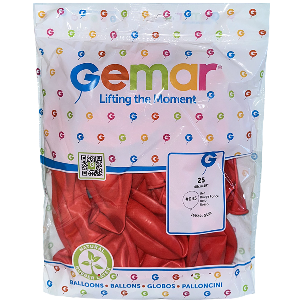 Balon Latex Mini Jumbo 48cm Standard Rosu G19.45
