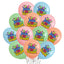 SET 12 Latex Balloons 33cm Assorted with Back to School print BLS202409