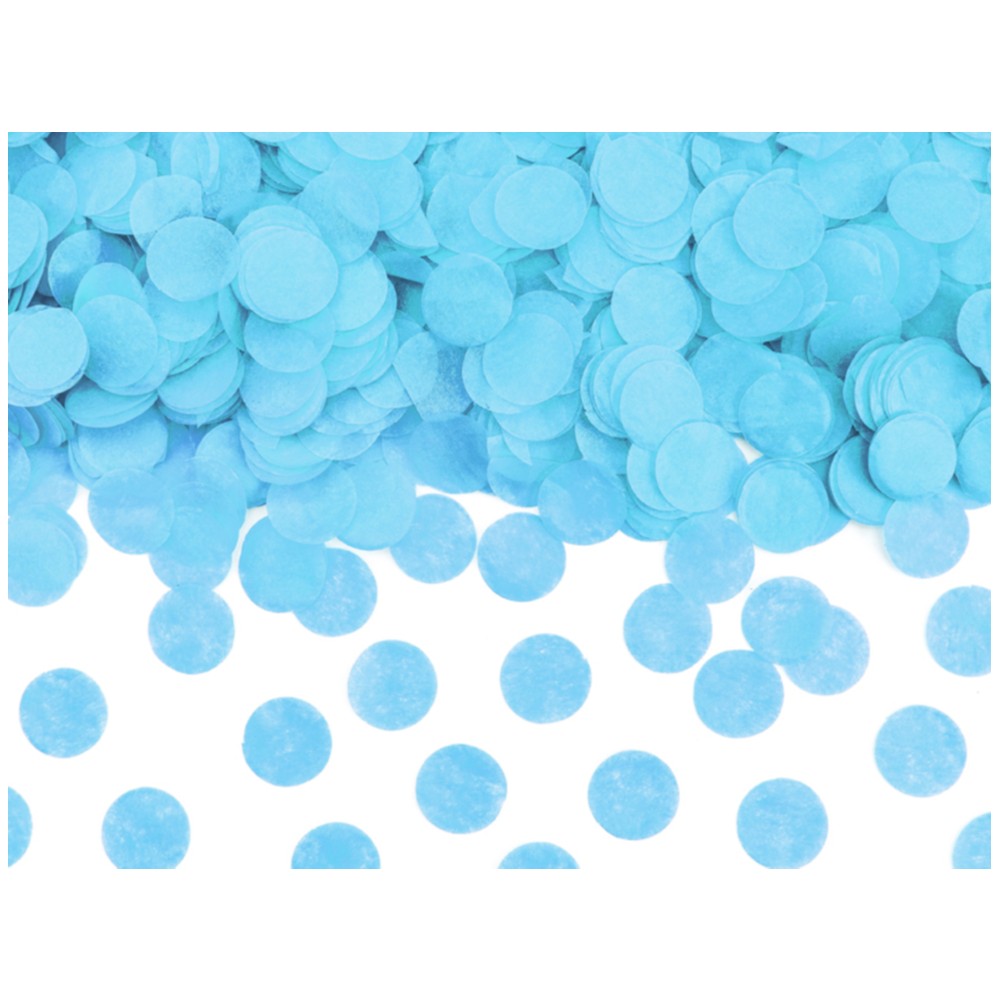 Tun Confetti Gender Reveal Baietel - Confetti Bleu - 60cm