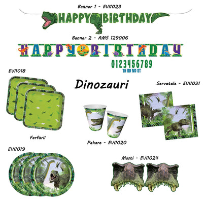 Dinosaur Jurassic Party Banner 250 cm VJ5623