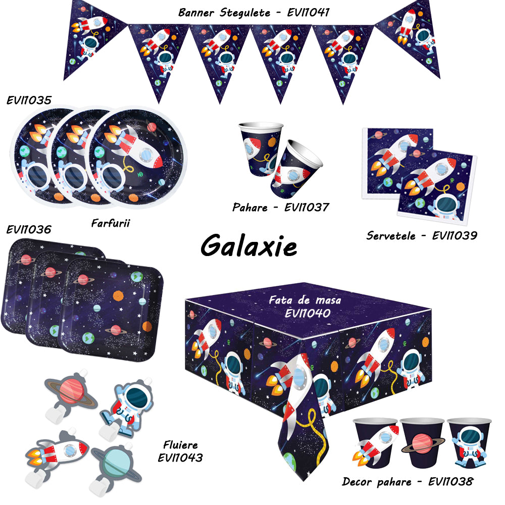 Set 8 Accesorii pentru pahare Galaxie KG1601