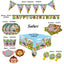 Set of 8 Safari Animals Party Plates SF8702