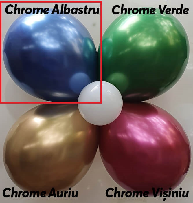 Chrome Latex Balloons 28cm - Assorted - SATIN LUXE Amscan 9906965