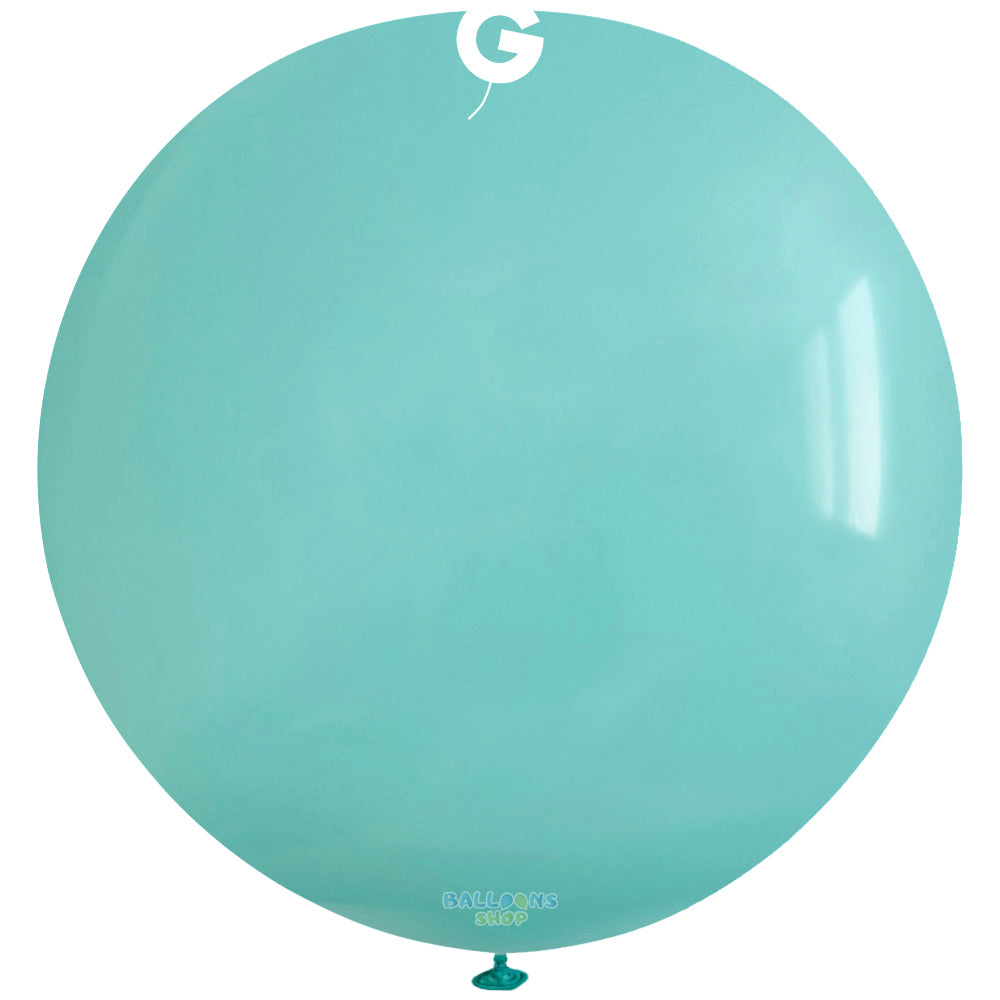 Balon Latex Jumbo 75cm Macaron Aquamarine G30.50