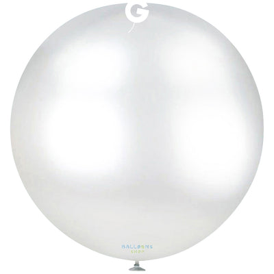 Balon Latex Jumbo 41cm Argintiu Metalic RR16M.38