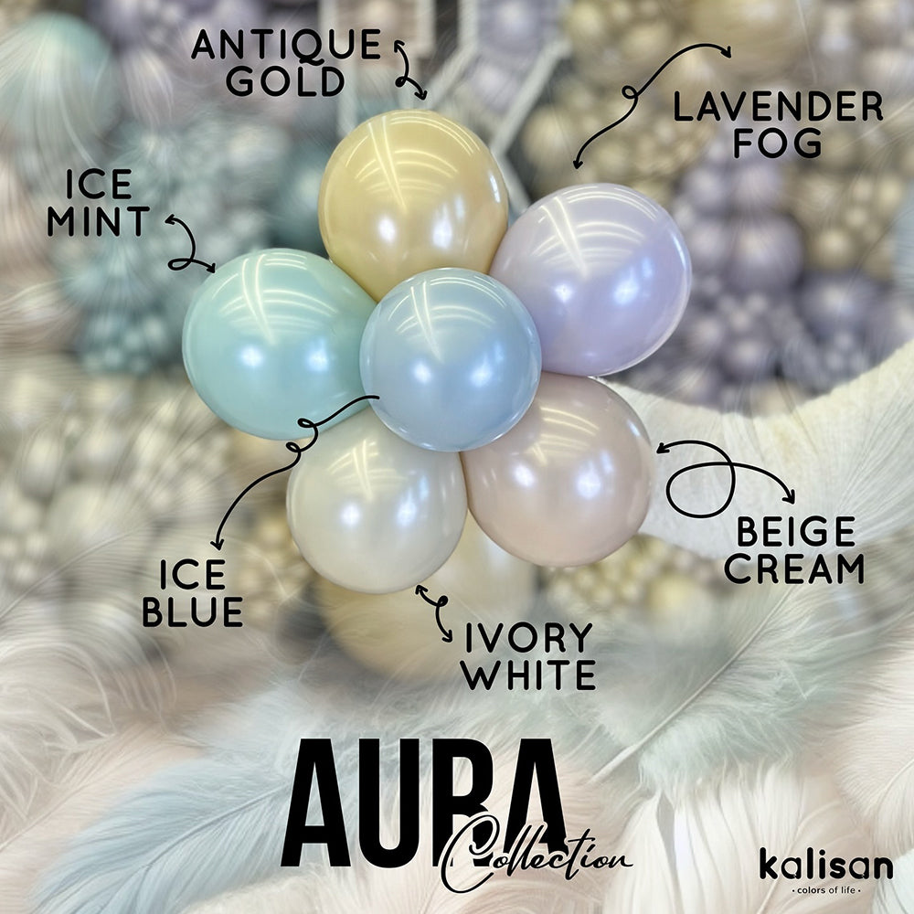 Baloane Latex 30cm Aura Ivory White 7083
