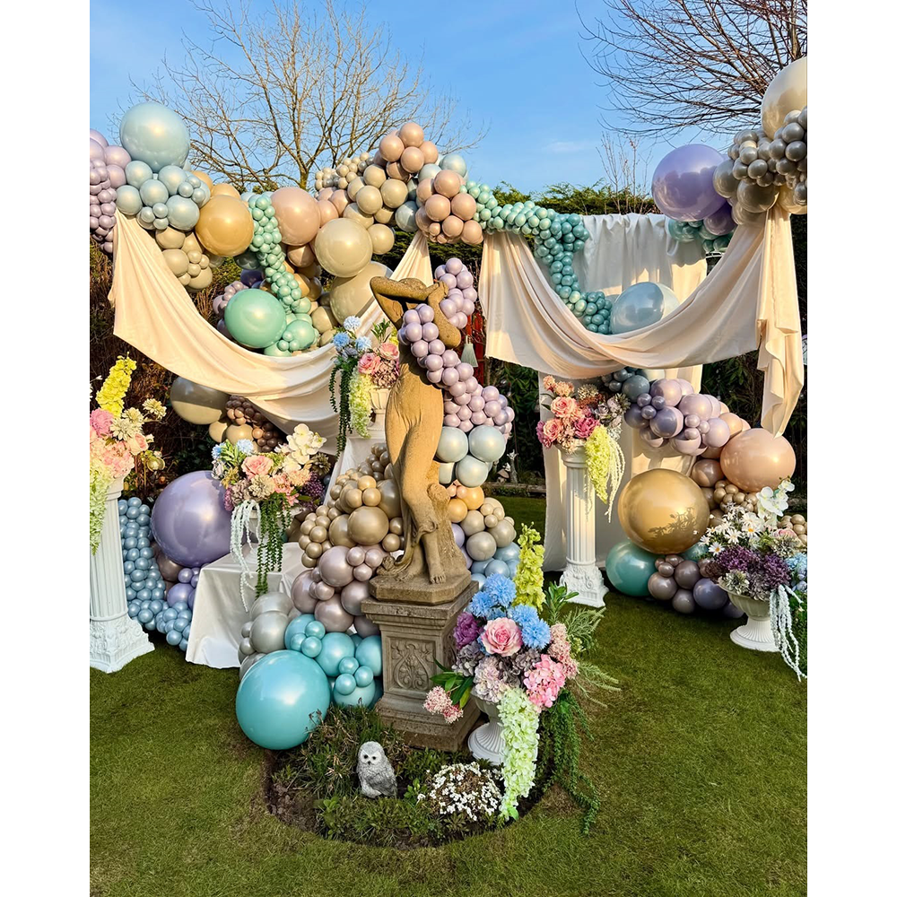 Jumbo Latex Balloon 90cm Aura Lavender Fog 7084