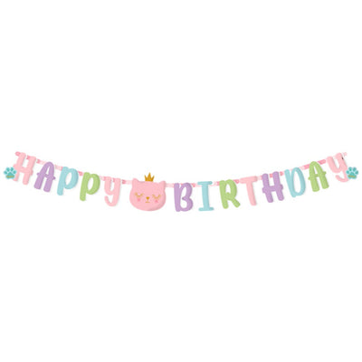 Banner Happy Birthday Pisicute 200cm Grabo