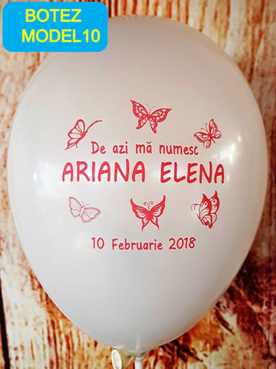 Personalized christening balloons-BM10