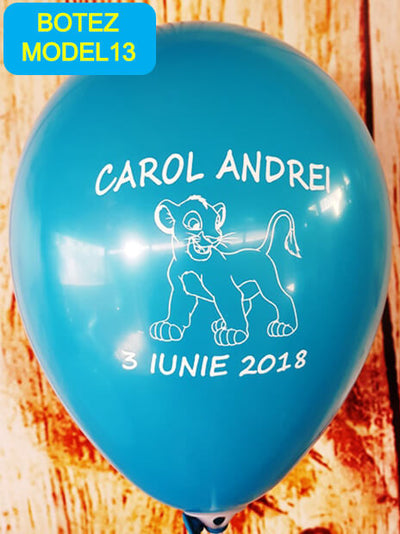 Personalized christening balloons-BM13