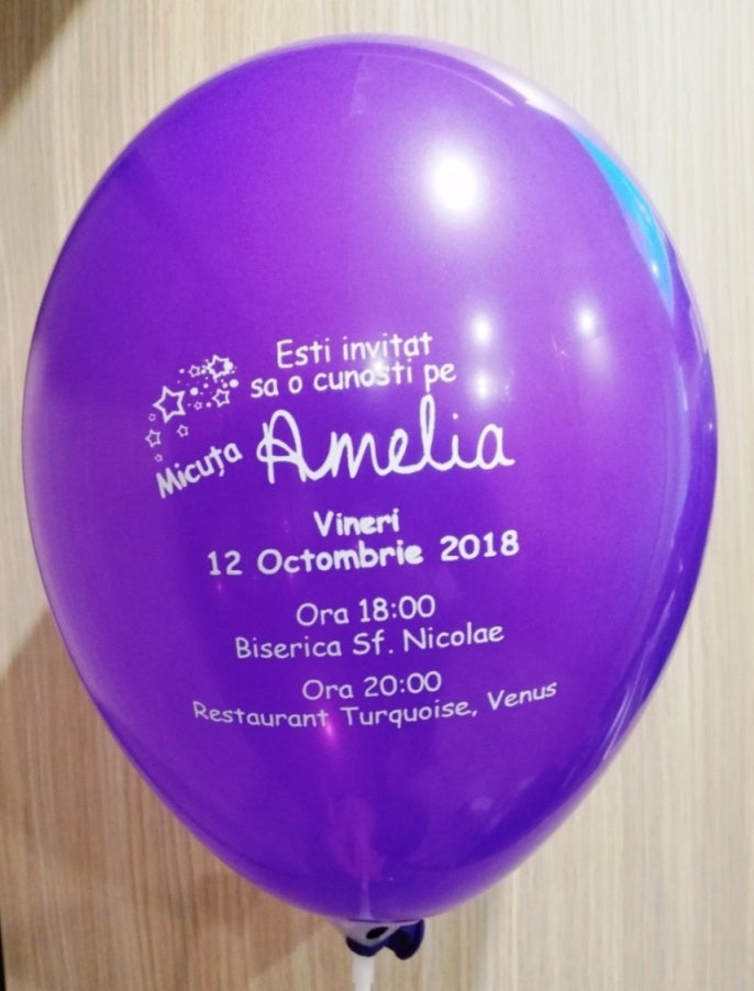 Baloane personalizate botez-BM37