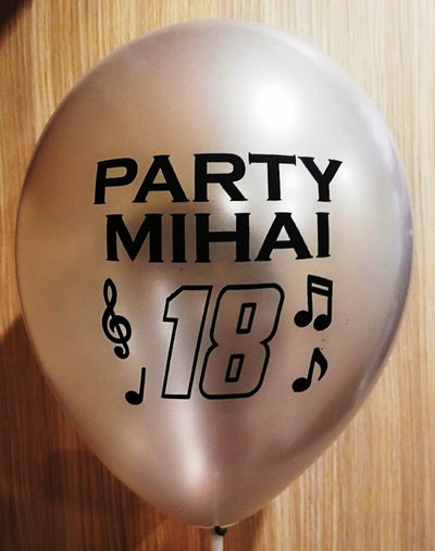 Customizable Balloons for 18th Birthday Party - MM2