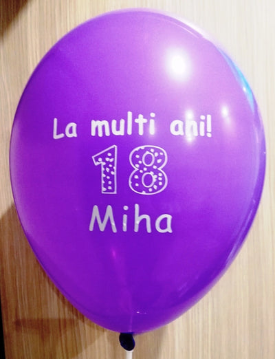 Custom Balloons for 18th Birthday - MM5