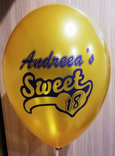 Customizable Balloons for 18th Birthday Party - MM7