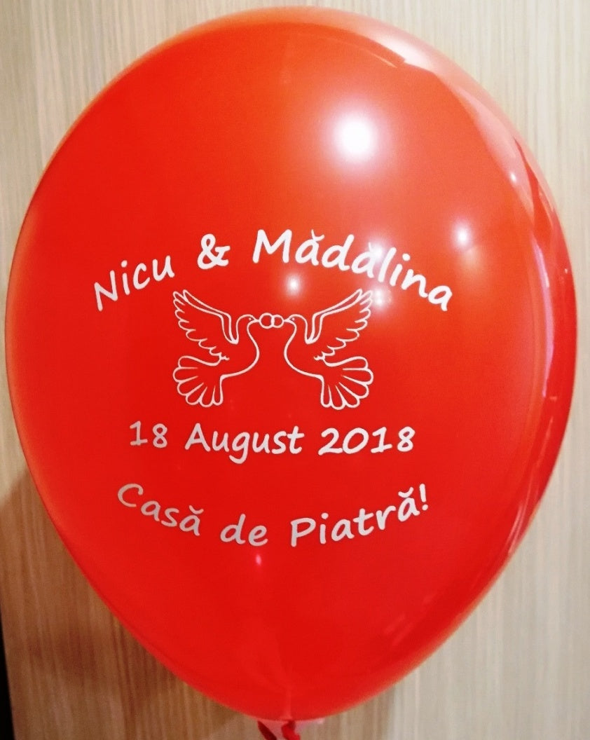 Baloane personalizate nunta-NM8