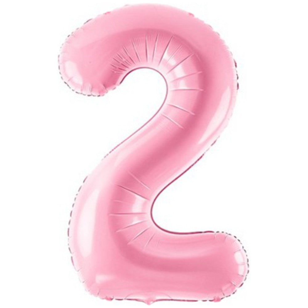 Balon folie cifra 2 Roz 86 cm