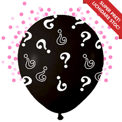 Balon latex 45cm Gender Reveal Print Allover ? (Fetita)