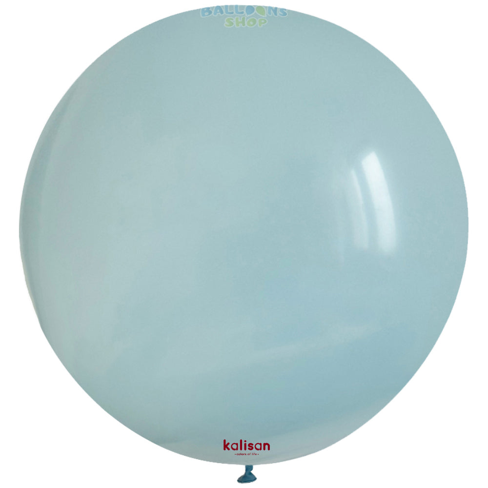 Balon Jumbo Latex 90cm Blue Glass Retro 8004