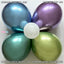 Balon Latex Jumbo 60cm Chrome Albastru -04K