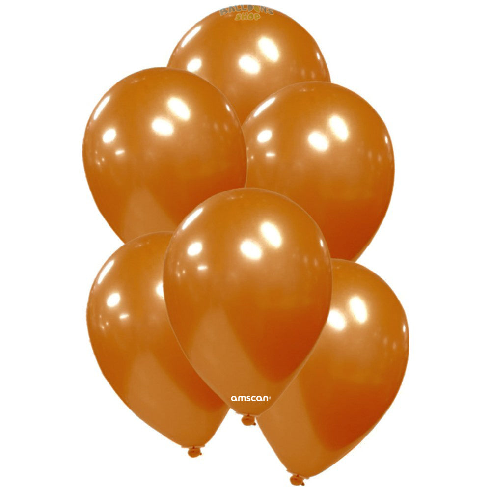 Chrome latex balloons 28cm Amber Satin Luxe AMS 9906961