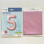Foil Balloon Number 5 Baby Pink 87cm