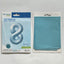 Foil Balloon Number 8 Baby Blue 87cm