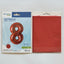 Red Number 8 Foil Balloon 87cm