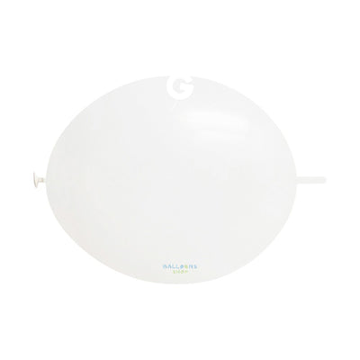 Baloane Latex G-Link 16cm Standard Alb GL6.01
