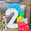 Jumbo Latex Balloon 60cm Safari Cow - White (Print: Black)