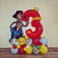 Jumbo Latex Balloon 60cm Safari Cow - White (Print: Black)