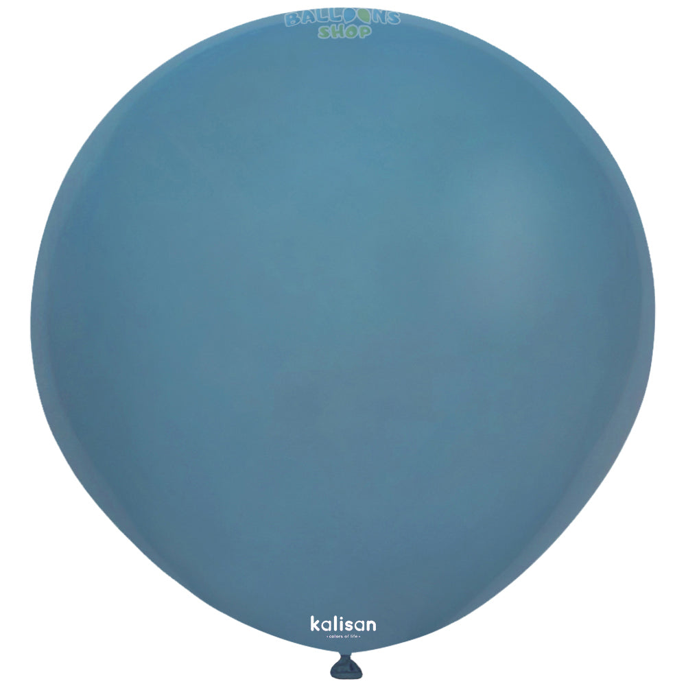 Jumbo Latex Balloon 45cm Retro Denim 8019